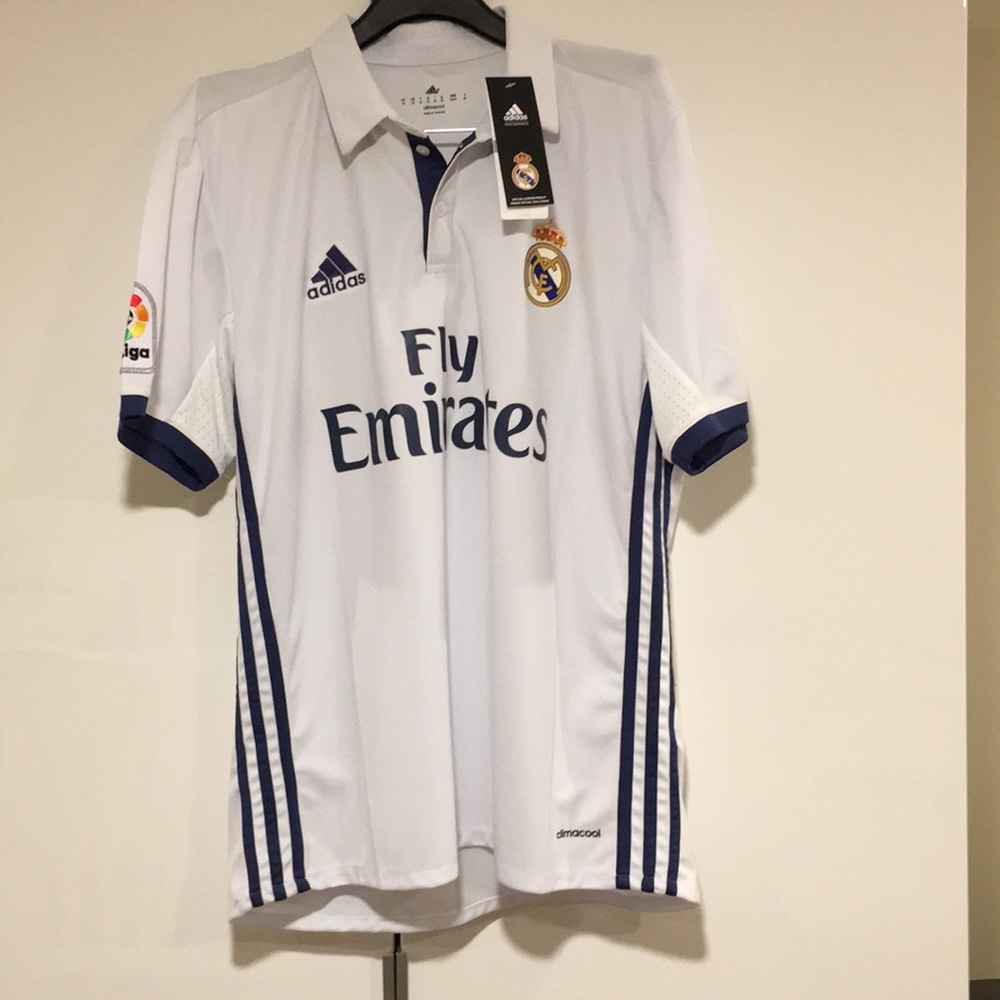 NWT Adidas Real Madrid Soccer Jersey